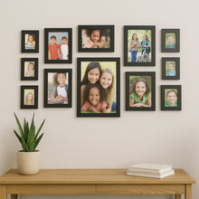 Black 12 Photo Frame Set
