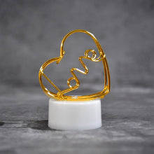 12Pc Multicolor Heart Candles Set