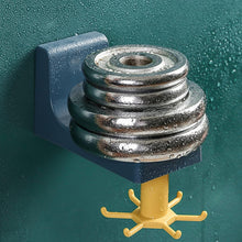 360 Degree Rotating Self Adhesive Plastic Wall Hook Hanger; Multifunctional Hanger with 6 Heavy Duty Claw Hooks