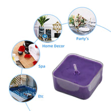 Smokeless Scented Acrylic Lavender Tealight Candles | Scented Acrylic Tealight Candle Set of 1 for Home Decoration and Celebrations | Long Burning Time Candle, Diwali (1 Pc / Mix Color)