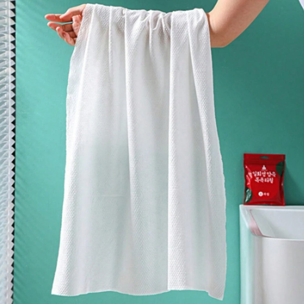 Compressed Towels Portable Disposable Compressed Cotton Coin Tissue Towel for Travel, Camping, Hiking, Sport, Beauty Salon, Home Hand Wipes (30x25 Cm)