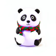 7 Color LED Silicone Panda Lamp