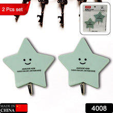 Multipurpose Strong Self-Adhesive Hooks – Heavy Plastic Wall Hooks for Home, Kitchen & Office Use