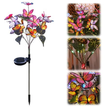 Solar Butterfly Decorative LED Light (1 Pc)