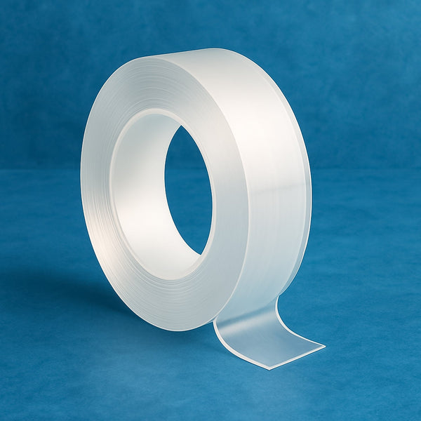 Sticky Double Sided Tape Washable Adhesive Tape Reusable (12×3 Cm / 1 Pc)