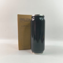 Stainless Steel Can-Shaped Vacuum Flask with Built-In Straw 500ml Approx, Tumbler (1 Pc)